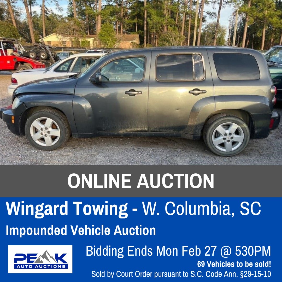 Our next auction is... - Peak Auto Auctions - South Carolina | Facebook