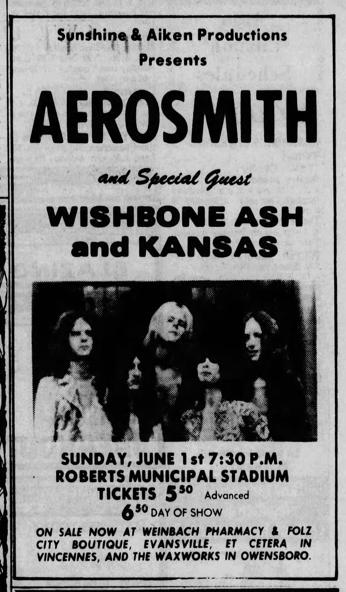 On this date in 1975: The 'Toys In The Attic' tour brought