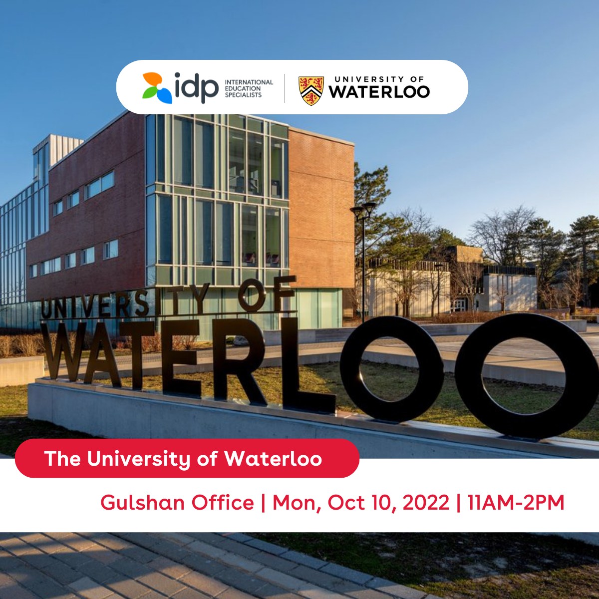 IDP Education - Meet University of Waterloo in Dhaka...