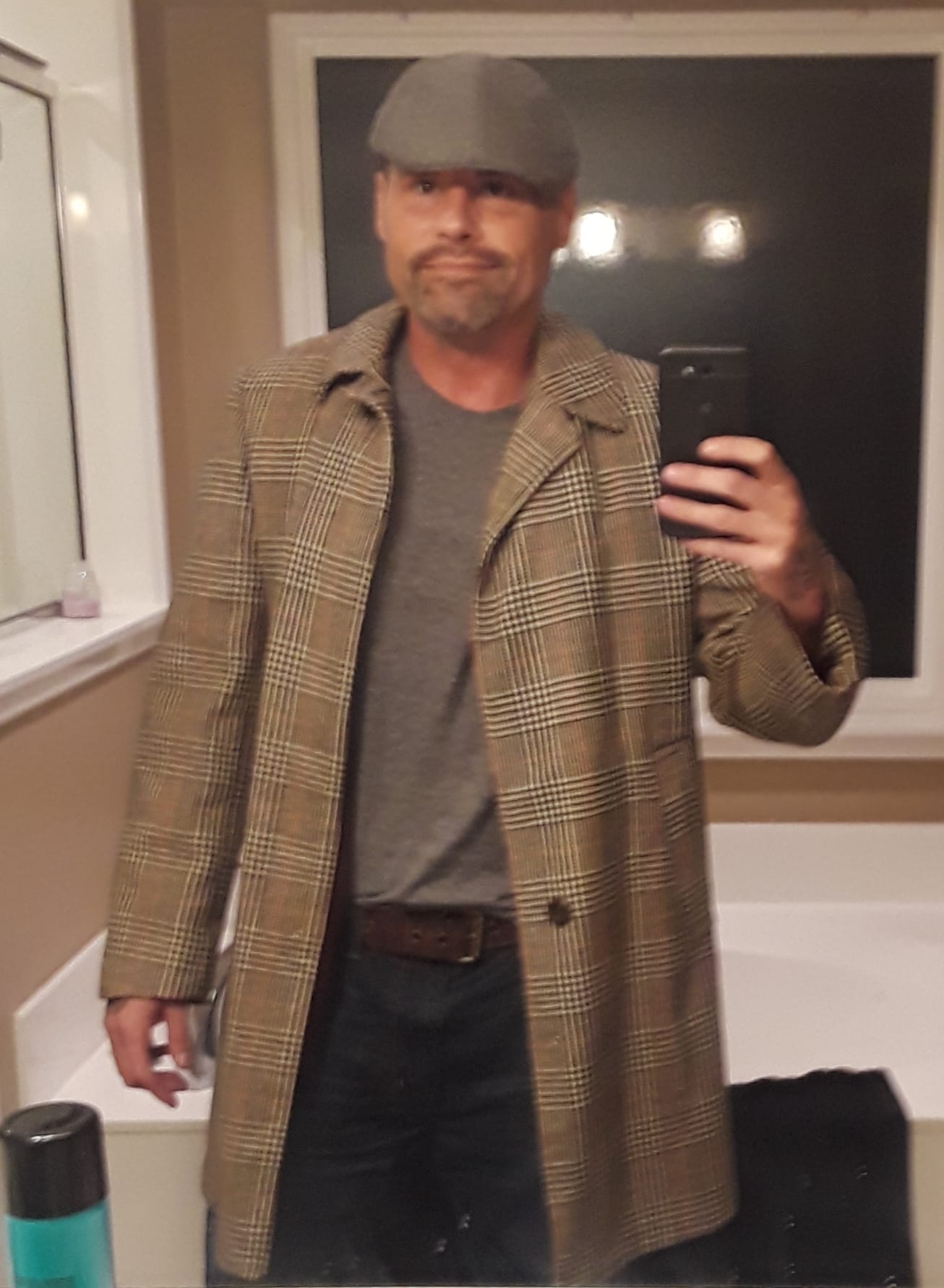 My parents dug grandpa's old Woolrich coat out of a closet as they