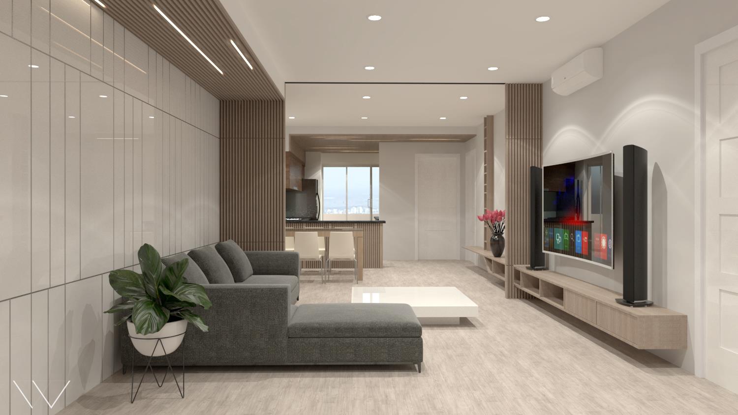 Kay.A Design - [ LIVING ROOM - DFT ] #InteriorDesign...