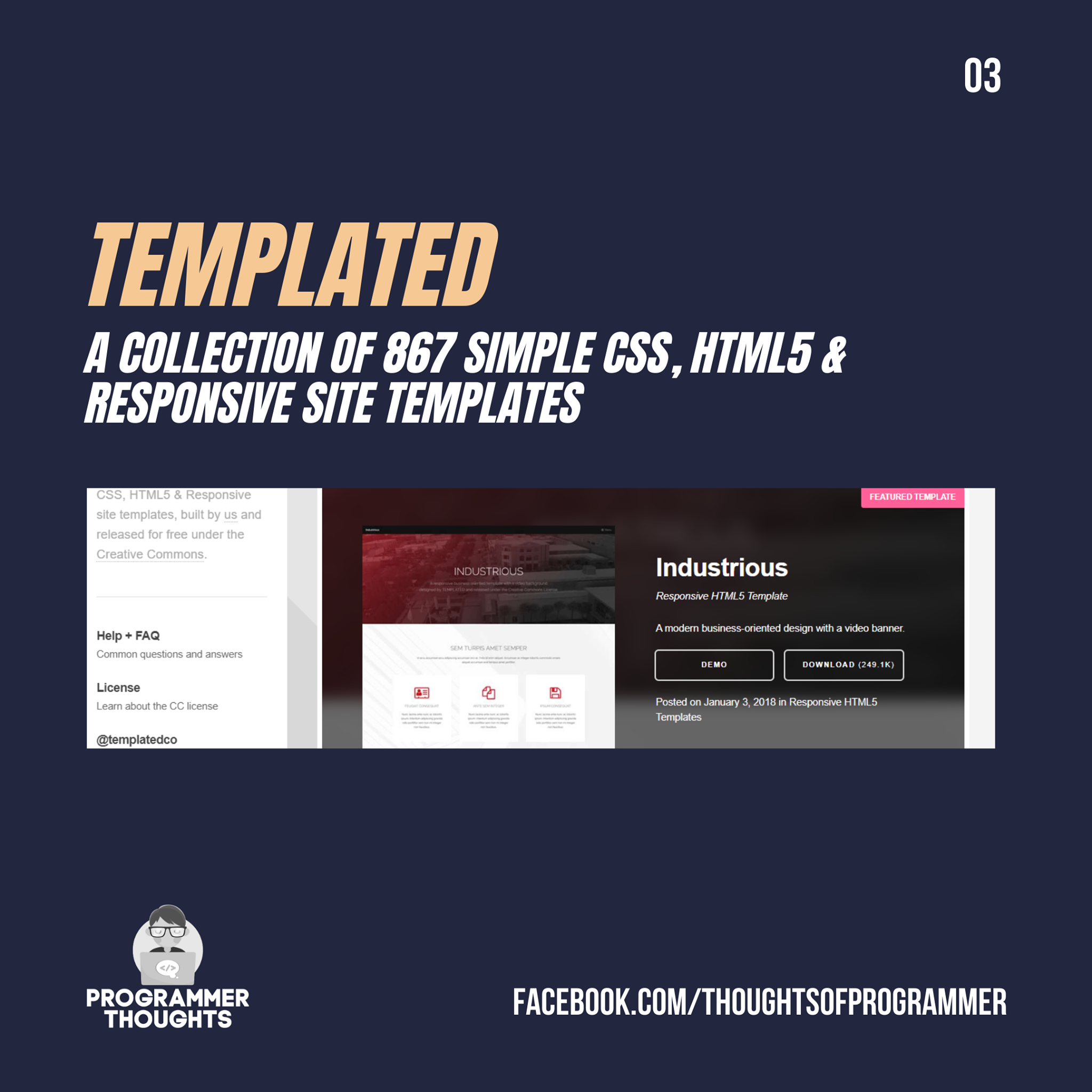 HTML & CSS Templates Hope you've... - Programmer Thoughts