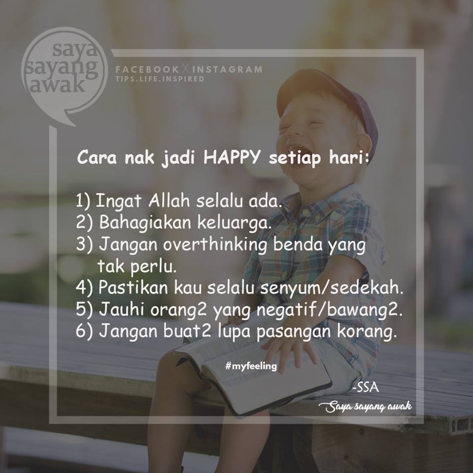 Ada Lagi Banyak Nak Jadi Positive Saya Sayang Awak Facebook