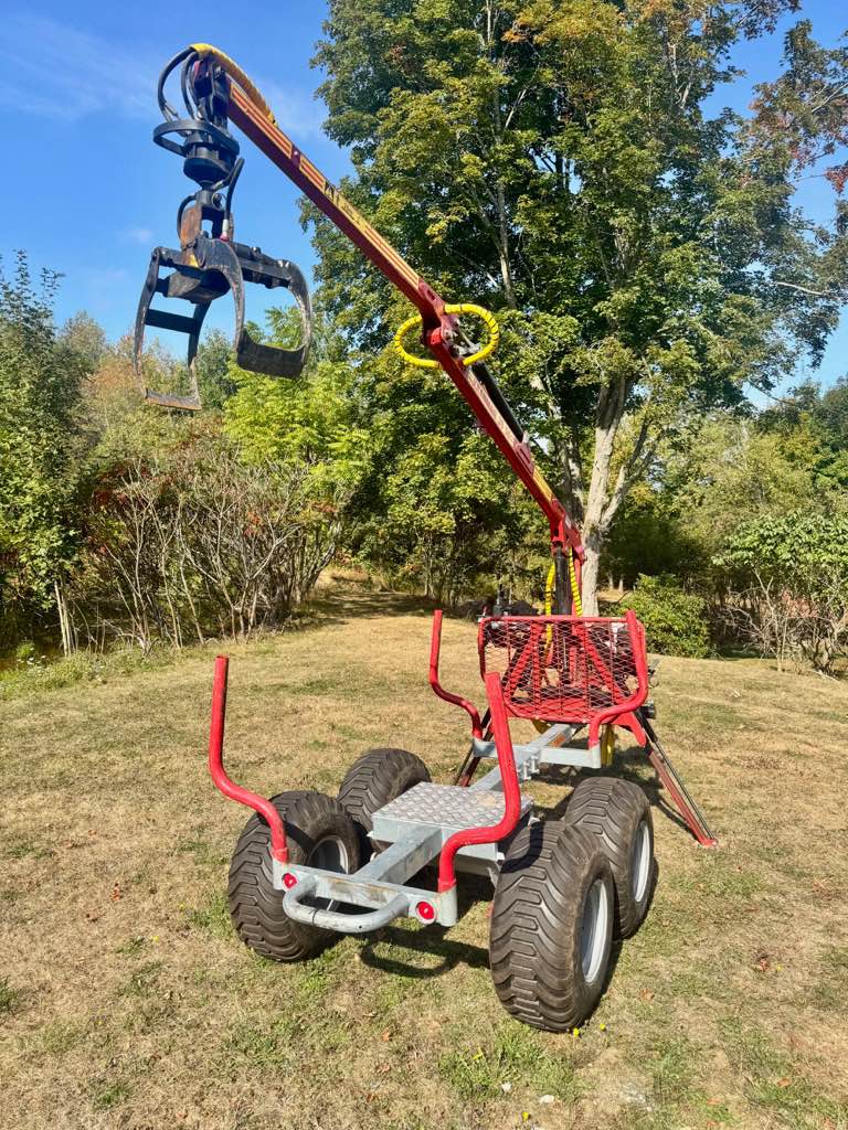 Kranman 30-50 Log Loader + Forestry Trailer – Honda Powered (Swedish ...