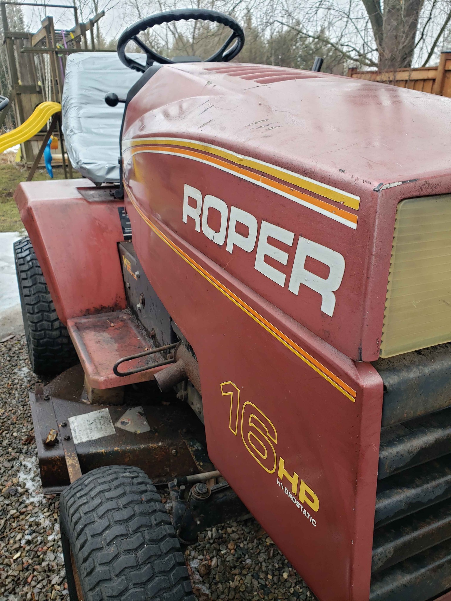 16hp hydrostatic Roper Riding tractor - Lawn Mowers - Tottenham ...