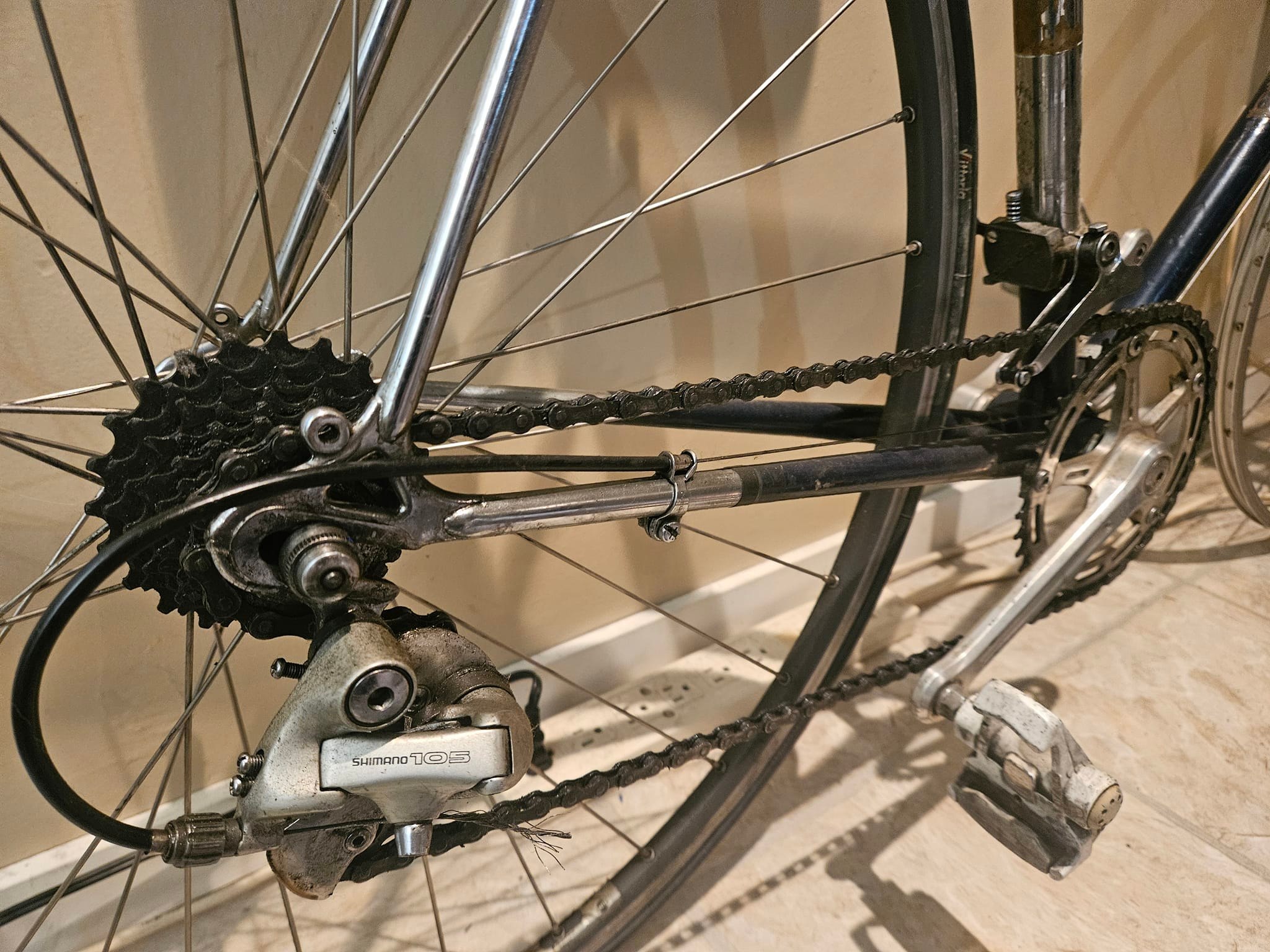 Dérailleur Arrière Vintage Campagnolo Nuovo Gran Sport - Pour Vélo De Course Des Années 1970 - État Parfait - Italie