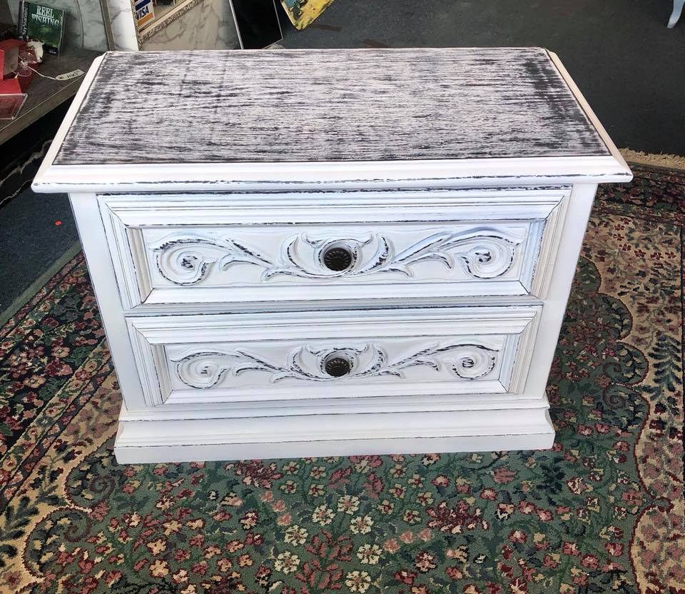 Beautiful refinished nightstand...... - Paul's Trading Post | Facebook