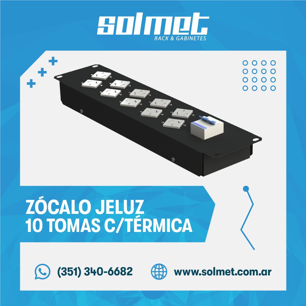⚡ Zócalo de Tensión Jeluz... - Solmet Racks y Gabinetes | Facebook