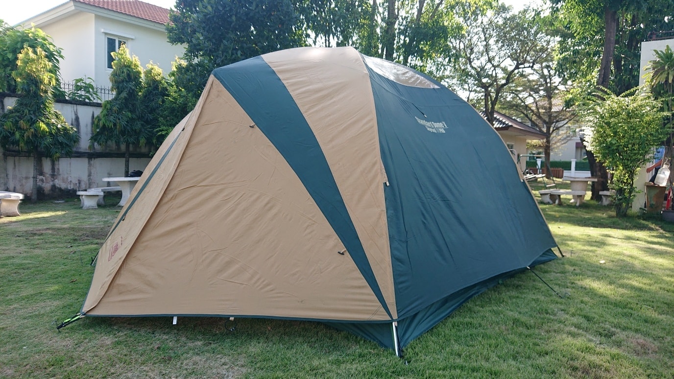 ขายแล้วครับ COLEMAN​ Standard Dome V skyroof ขานเต็นท์​มือสองงาน 