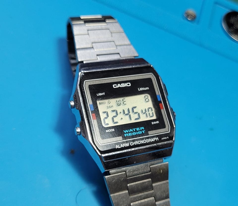 Casio W-31 module 593 Japan and China produced models