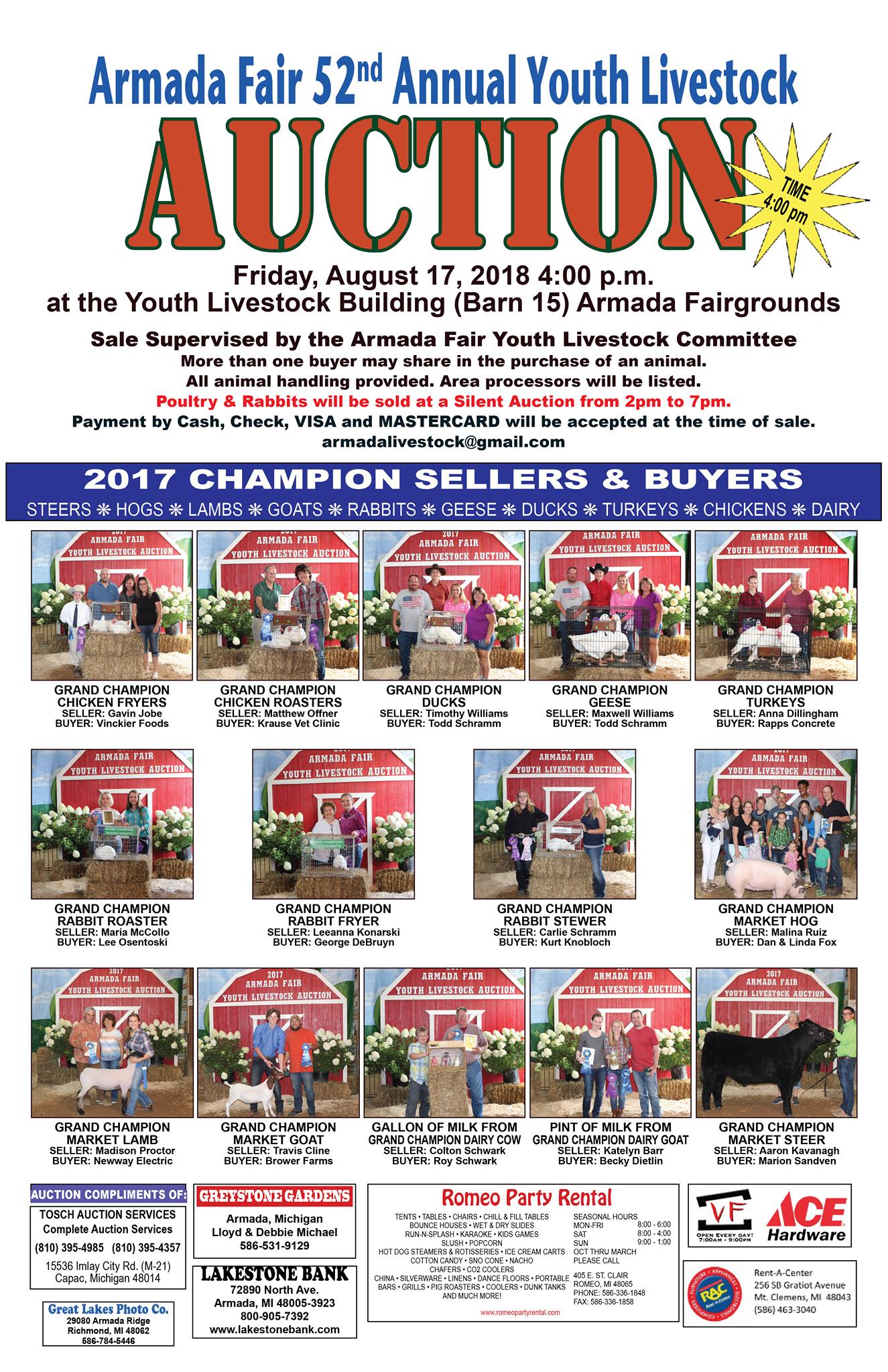 Armada Fair Youth Livestock Auction