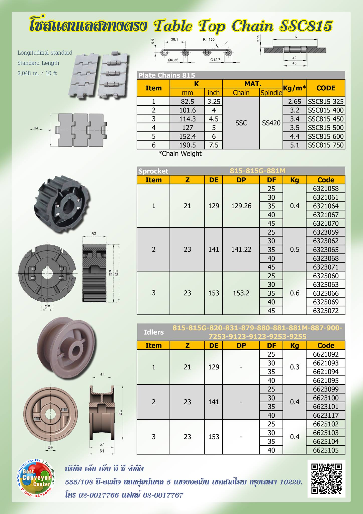 Catalog Table Top Chains.😮😮😮😮😮 - Top Chain Conveyor
