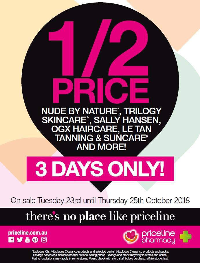 l carnitine priceline Pharmacy Casula have kicked off their 'SPRING SAVINGS' sale. The following offers will also be available in store: • HALF PRICE Nude by Nature* • HALF PRICE Trilogy Skincare^ • HALF carnitine per serving Probalamin - Vitamin B12 Flavor:Citrus deerantler