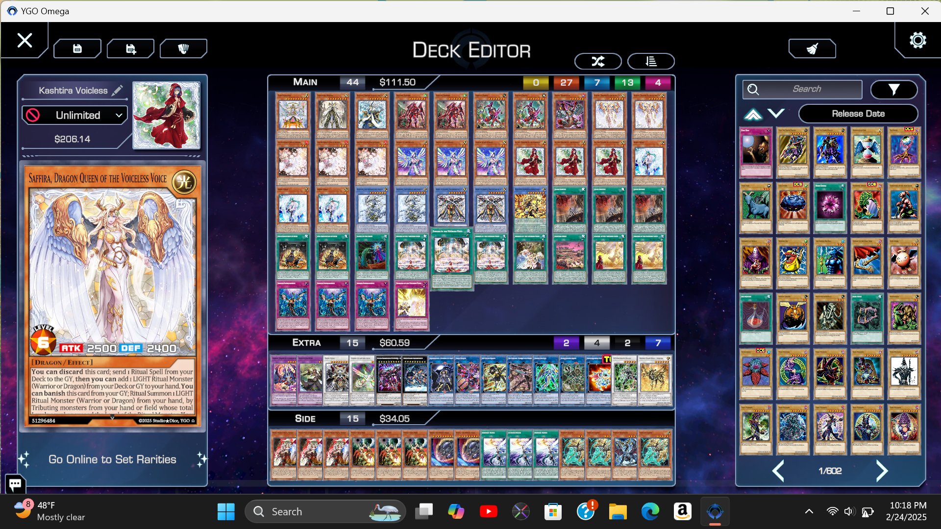 yugioh voiceless voice deck Complete Custom for Yu-Gi-Oh! up (except during the Damage Step) Lo, the Prayers of the