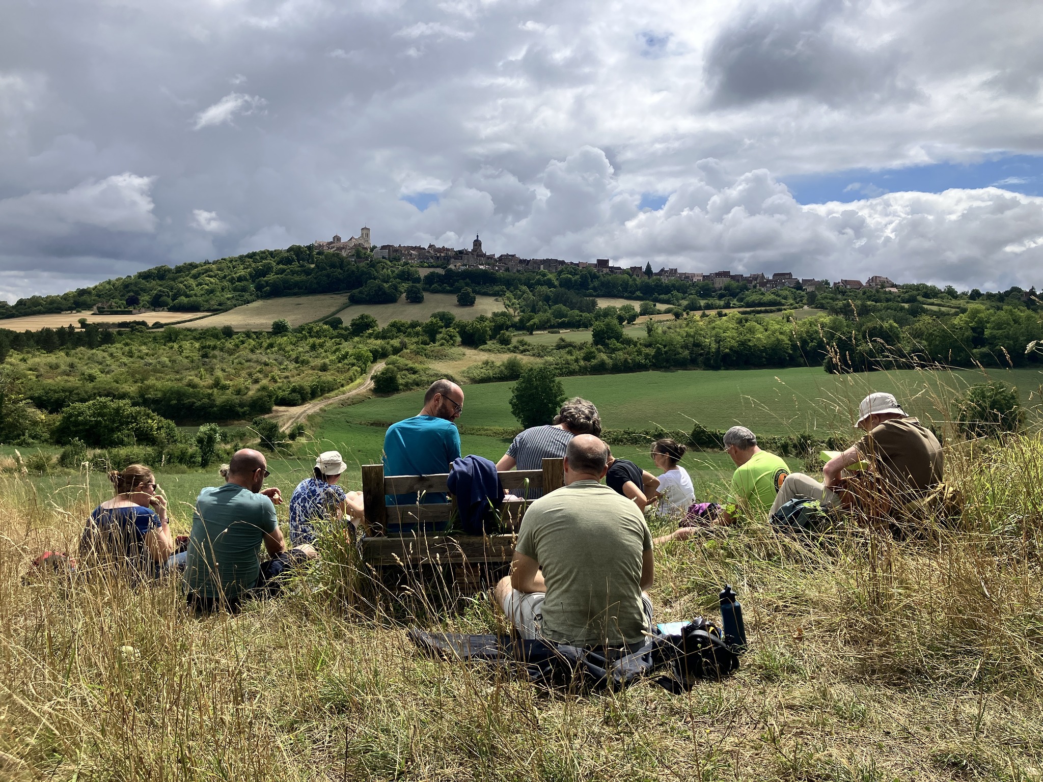 Op vredespad - Vezelay
