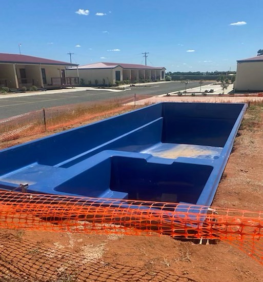 Some progress with our pool today -... - Robinvale Golf Club | Facebook