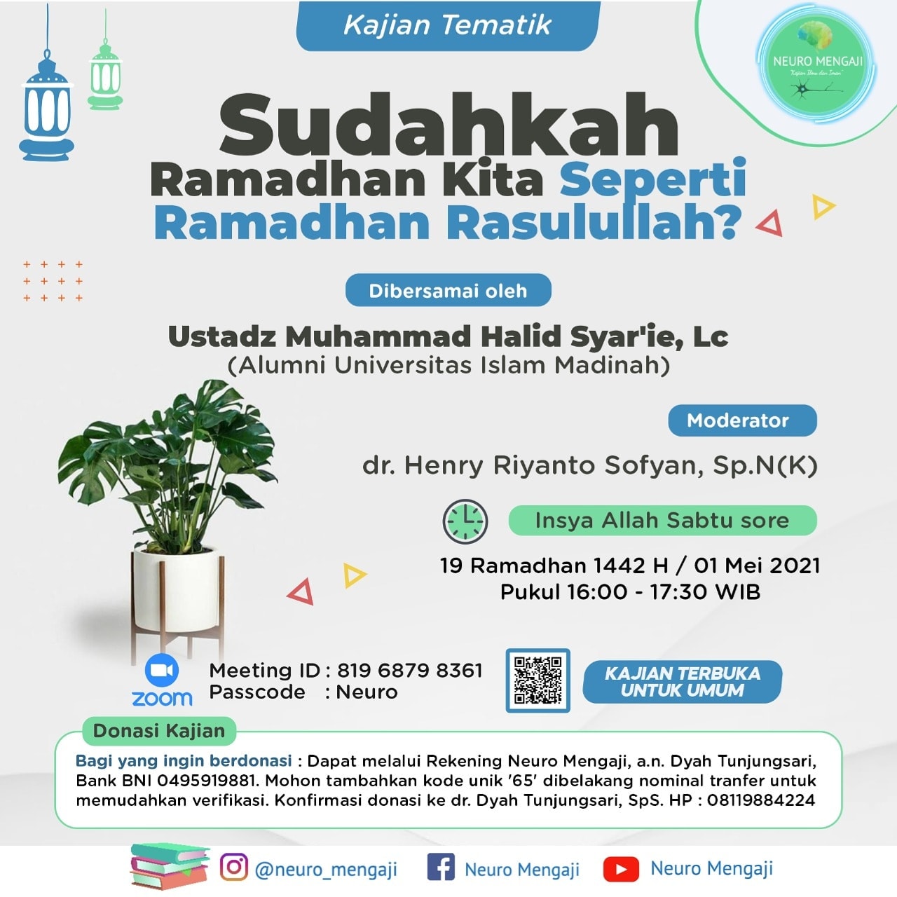 Neuro Mengaji - *(KAJIAN TERBUKA UNTUK UMUM)* Bismillah... | Facebook