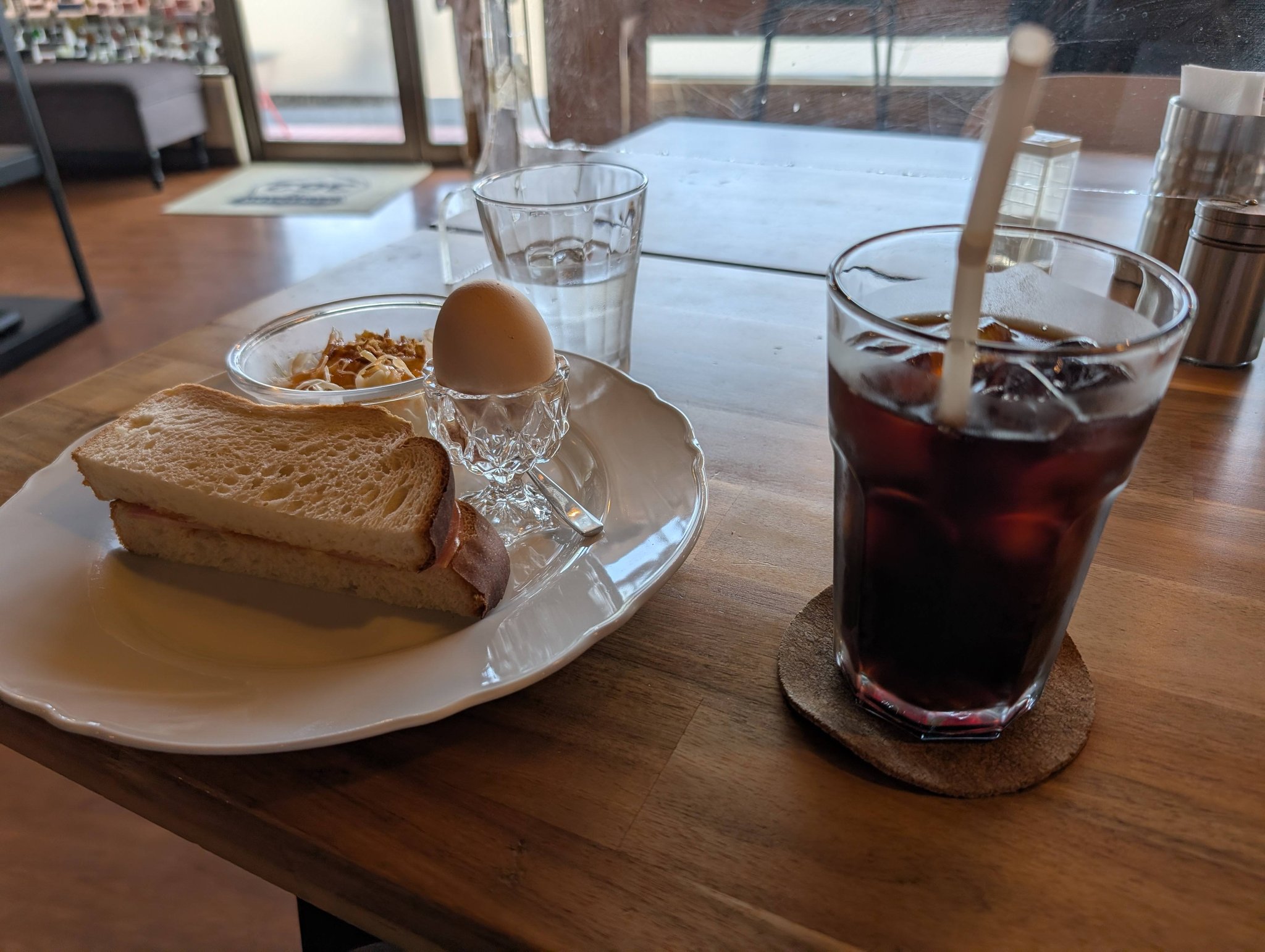 朝活終了💦モーニング食べて帰ります