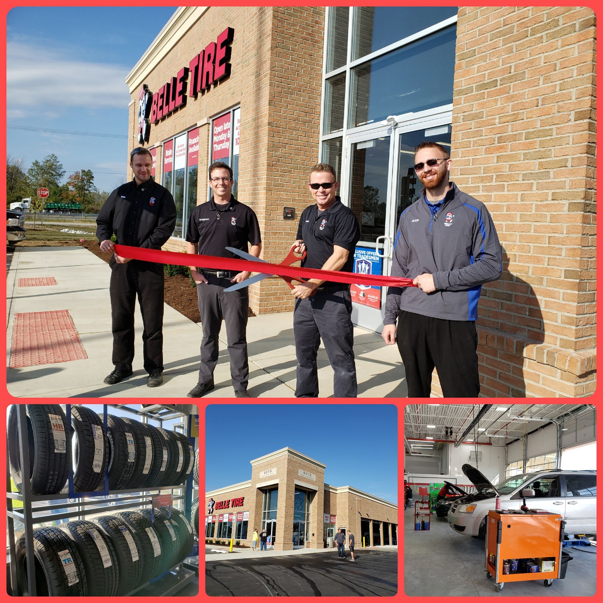 The new Belle Tire is NOW OPEN in... - Town of Whitestown
