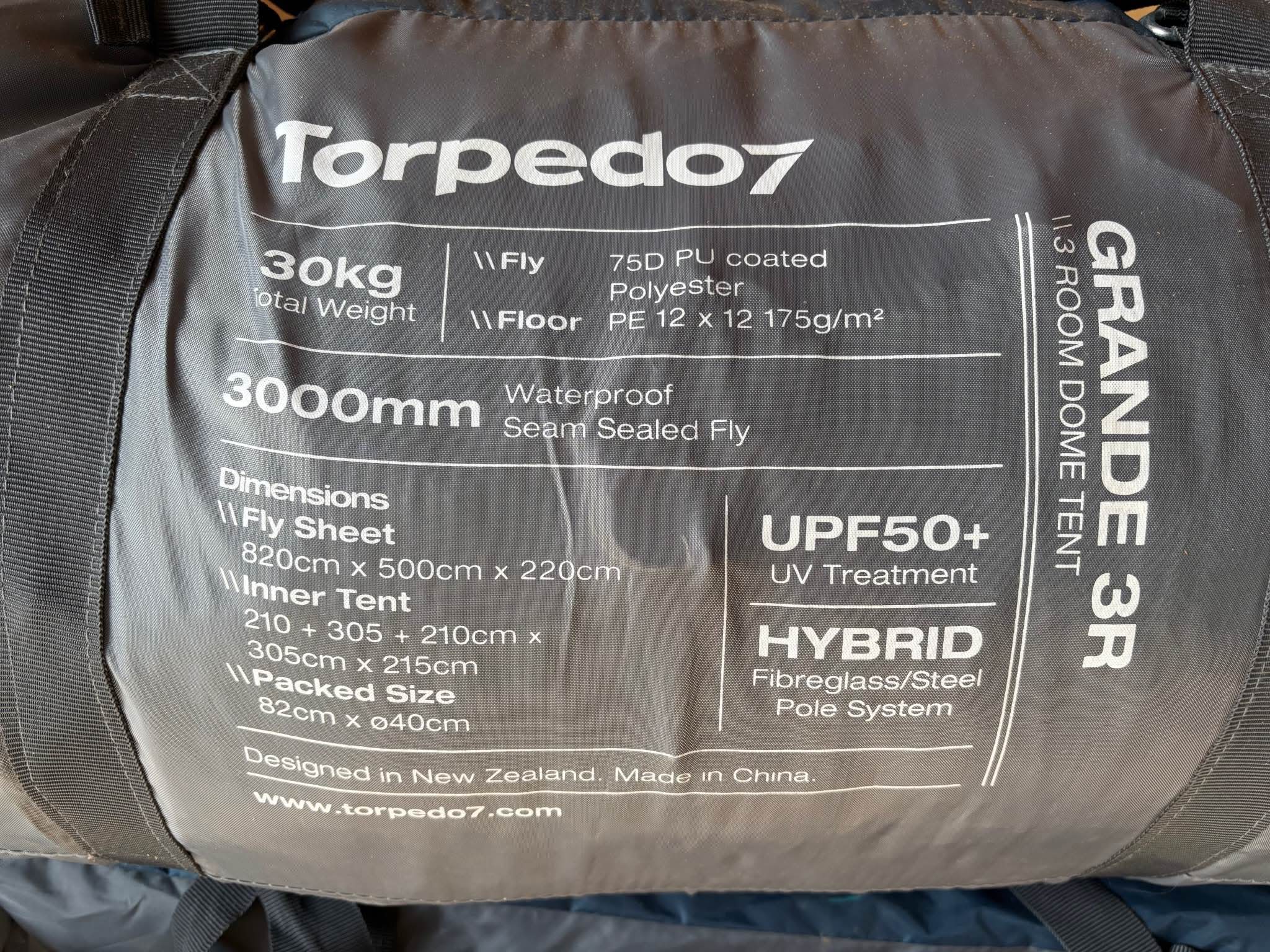 Torpedo7 3 Room Family Tent - Tents & Camping Shelters - Wanaka, New ...