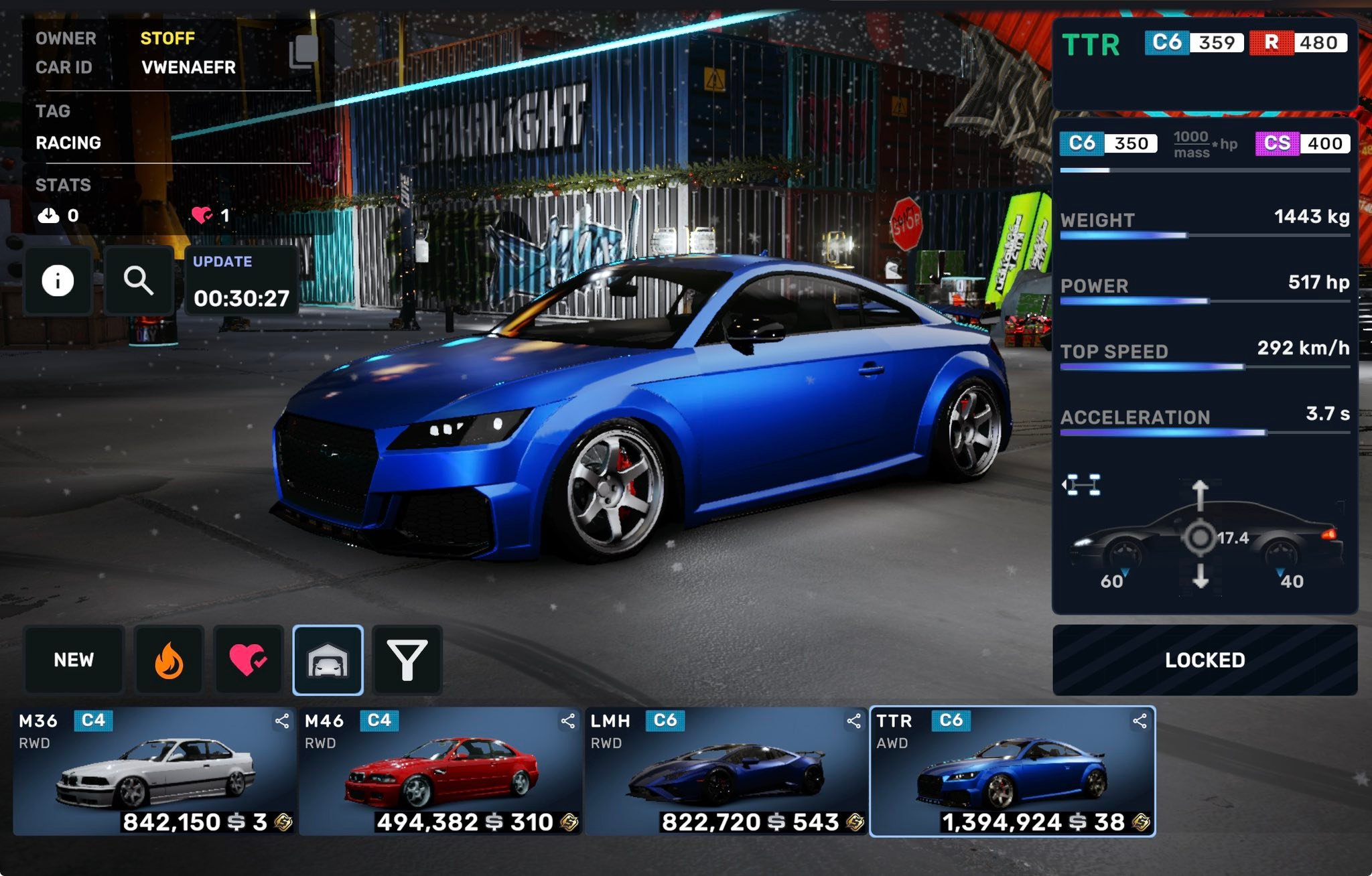 I'm just offering E36 - 619fx79y E46- ee9k3fb3 Lambo- 1y83a448 TT