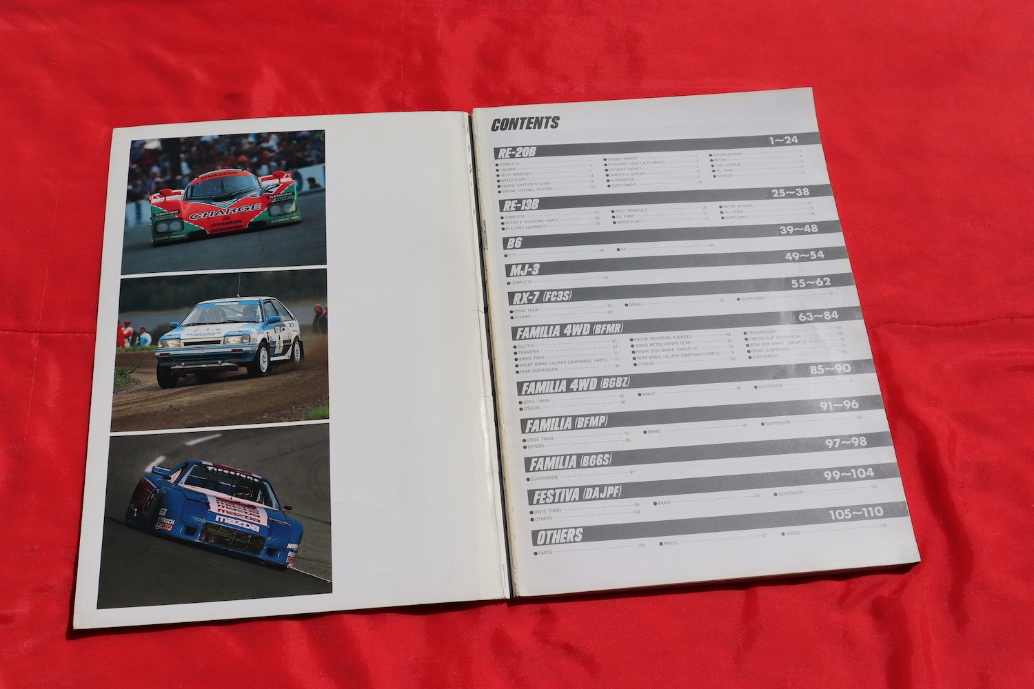 Mazdaspeed parts catalogues for sale