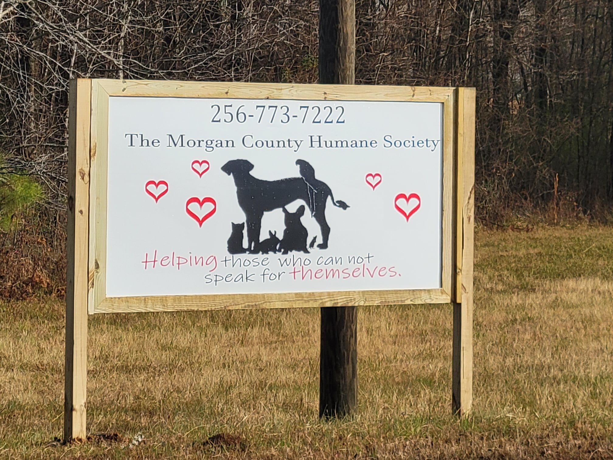 Our new sign and a... - Morgan Co., Alabama, Humane Society | Facebook