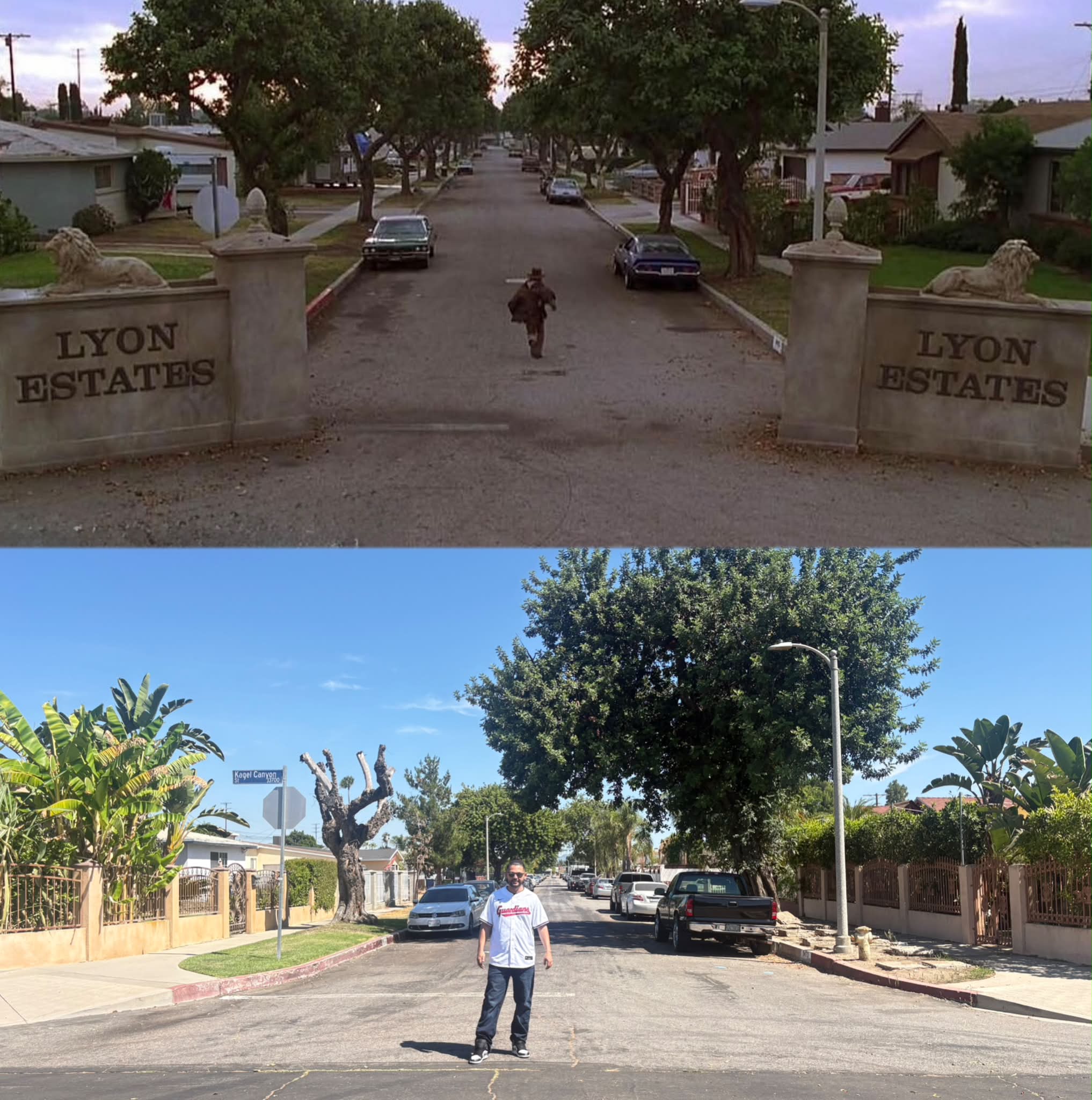 Back to the Future Part III Lyon Estates location then and now