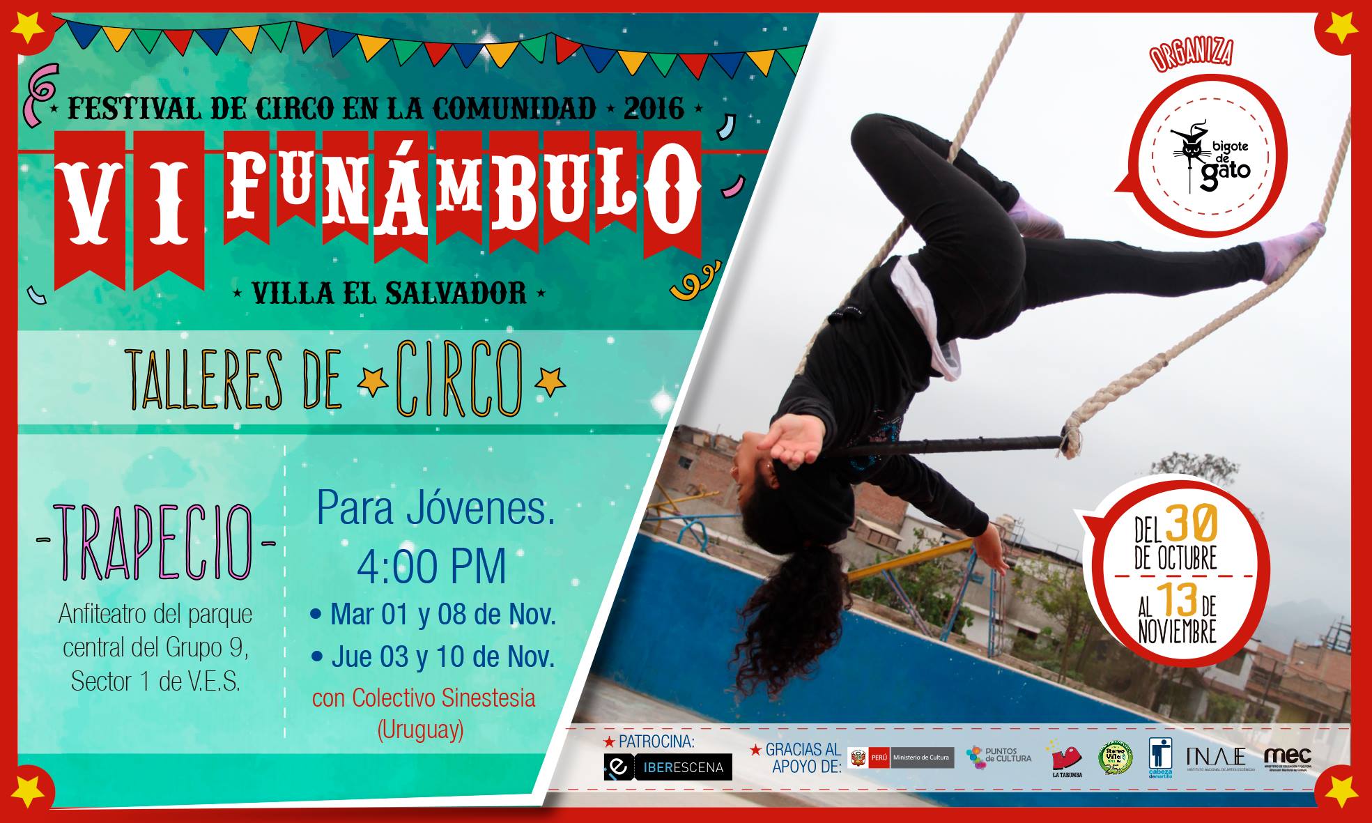 Funámbulo - Festival de Circo en la Comunidad de Villa El Salvador ...