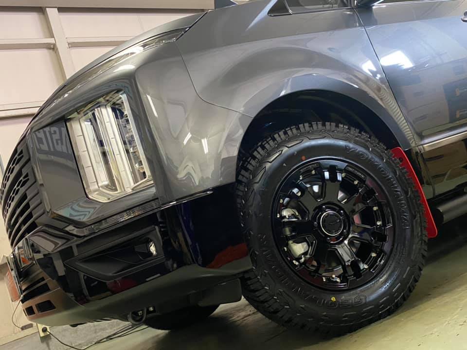 S様デリカD5 ホイール RAYS TEAMDAYTONA FDX F7 F/R 16インチ7J カラー