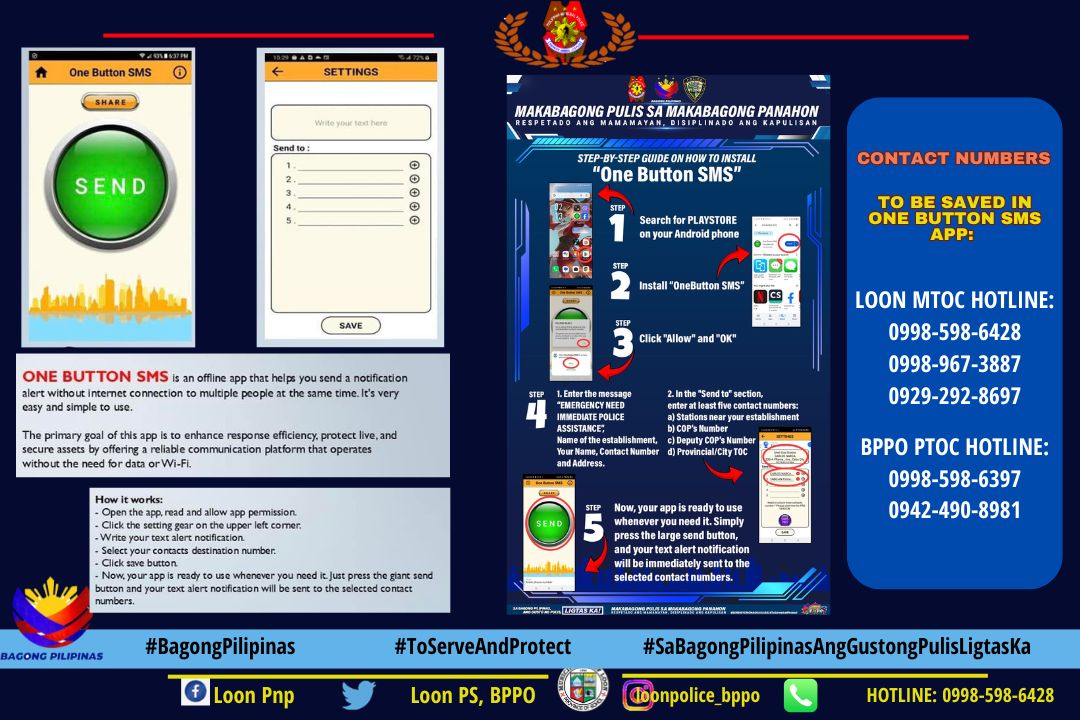 Loon Pnp - 📌WHY DOWNLOAD THIS APP? ONE BUTTON SMS IS A... | Facebook