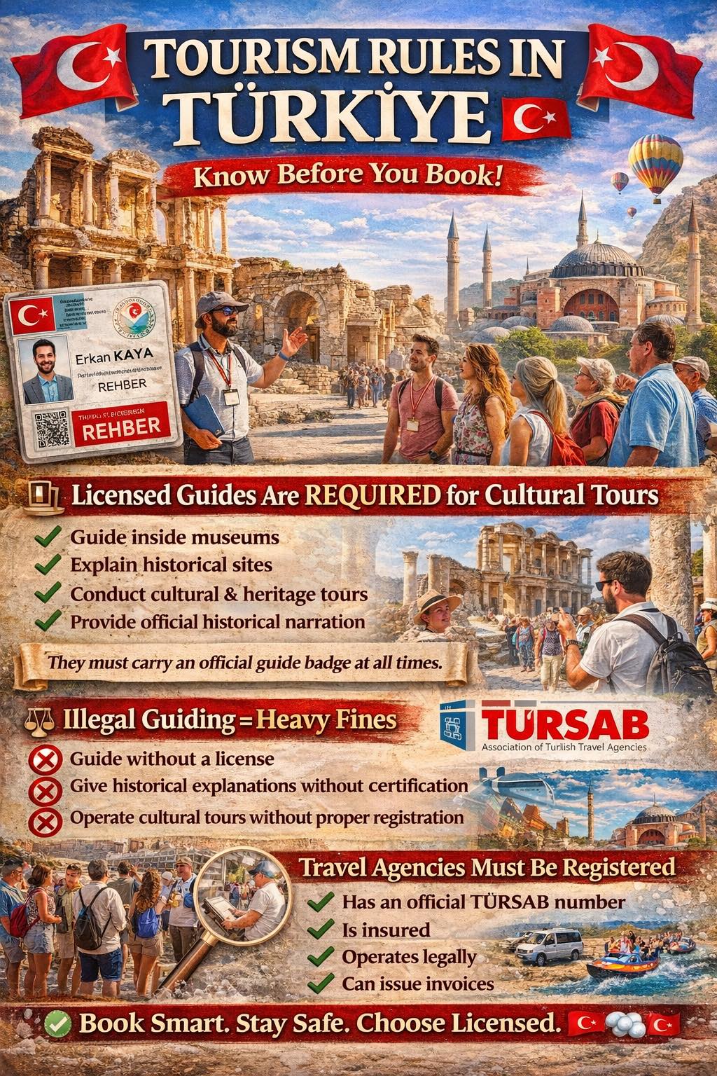 🇹🇷 Tourism & Licensed Guide Rules in Türkiye