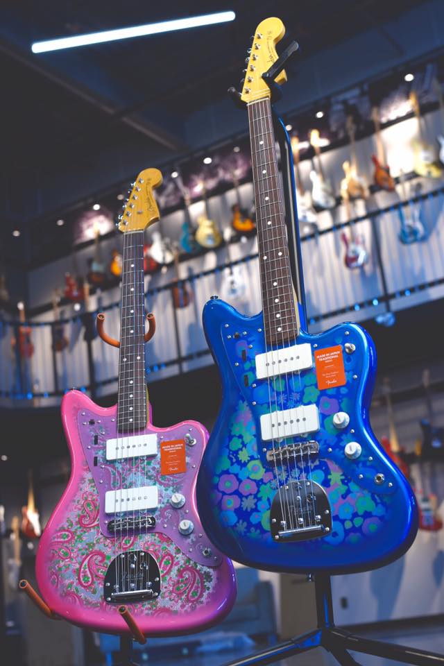 Pink Paisley or Blue Flower? These beaut Fender Made In Japan
