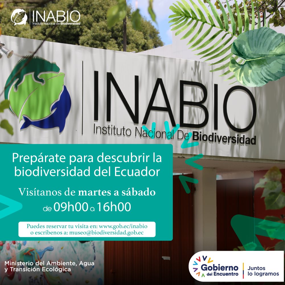 👉Ven a... - Instituto Nacional de Biodiversidad - Ecuador