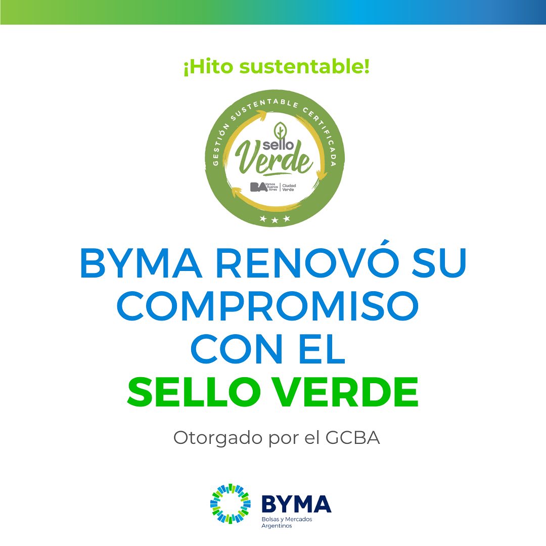 🌎🙌🏼 ¡Hito... - BYMA, Bolsas y Mercados Argentinos SA