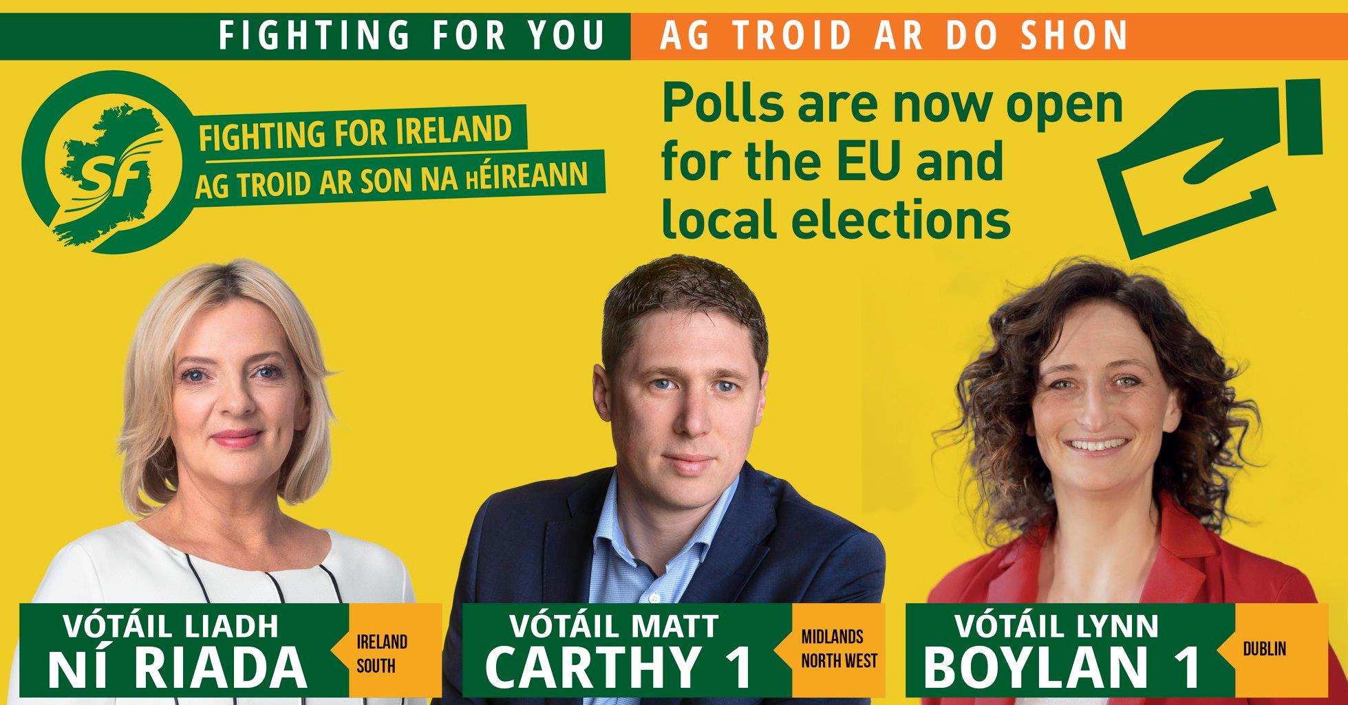 🗳️ POLLS ARE NOW OPEN! Polling... - Sinn Féin Ireland | Facebook