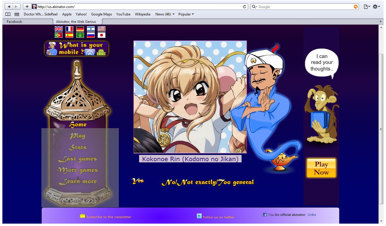 Hard Characters for Akinator to Guess