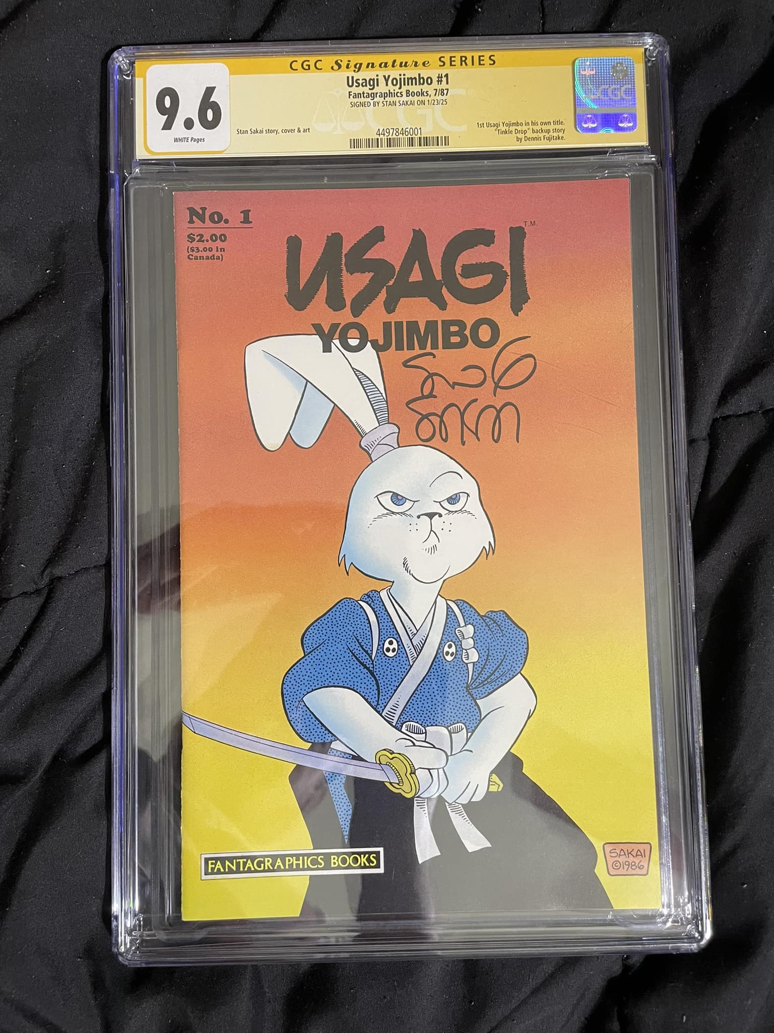 Meeting Stan Sakai and getting Usagi Yojimbo signed