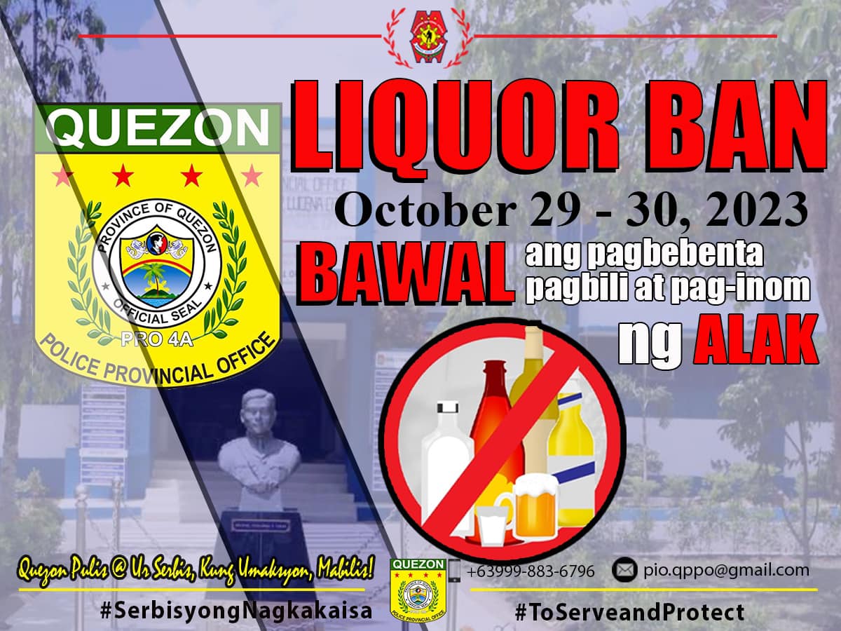 Quezon - PABATID Mula sa araw na ito hanggang sa matapos ang Barangay ...