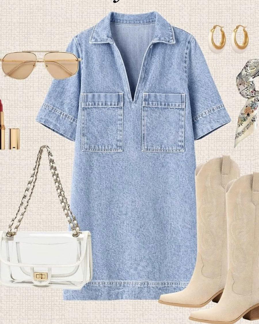 Edikted denim dress with halter tie. In great condition size small but could fit XS. Retails for $70. Comes from a pet friendly, smoke free home