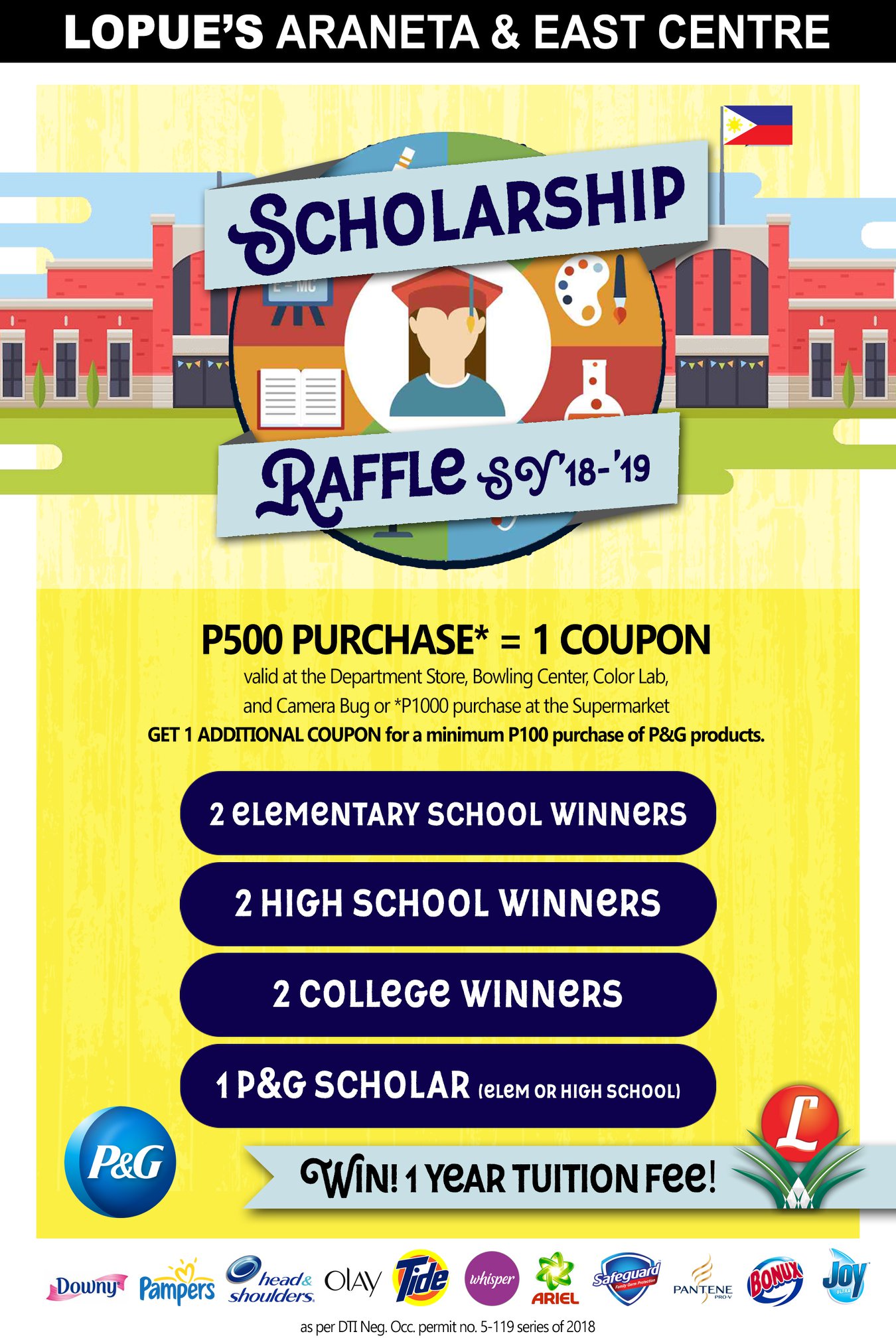 Lopue’s Scholarship Raffle... - Lopue's Araneta & East Centre | Facebook