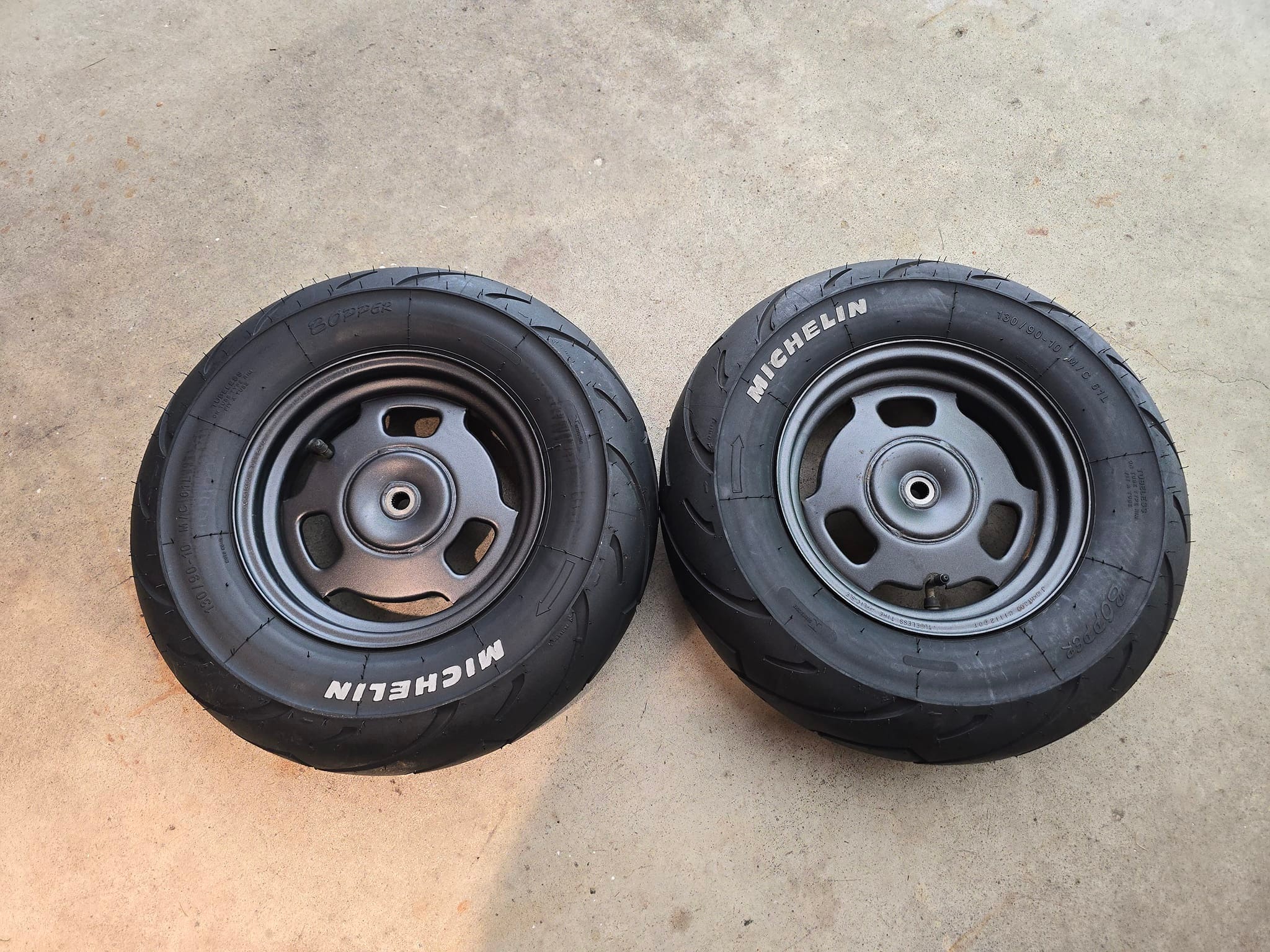 Honda Ruckus Tire Set – Kenda K413 – 120/90-10 Front & 130/90-10 Rear – Scooter Tires
