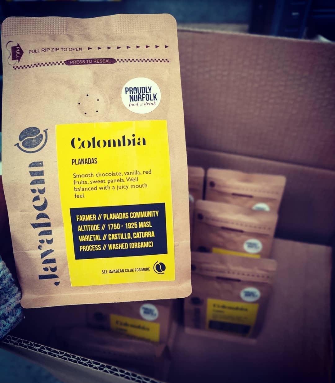 Javabean - One of our favourite coffees to roast.......