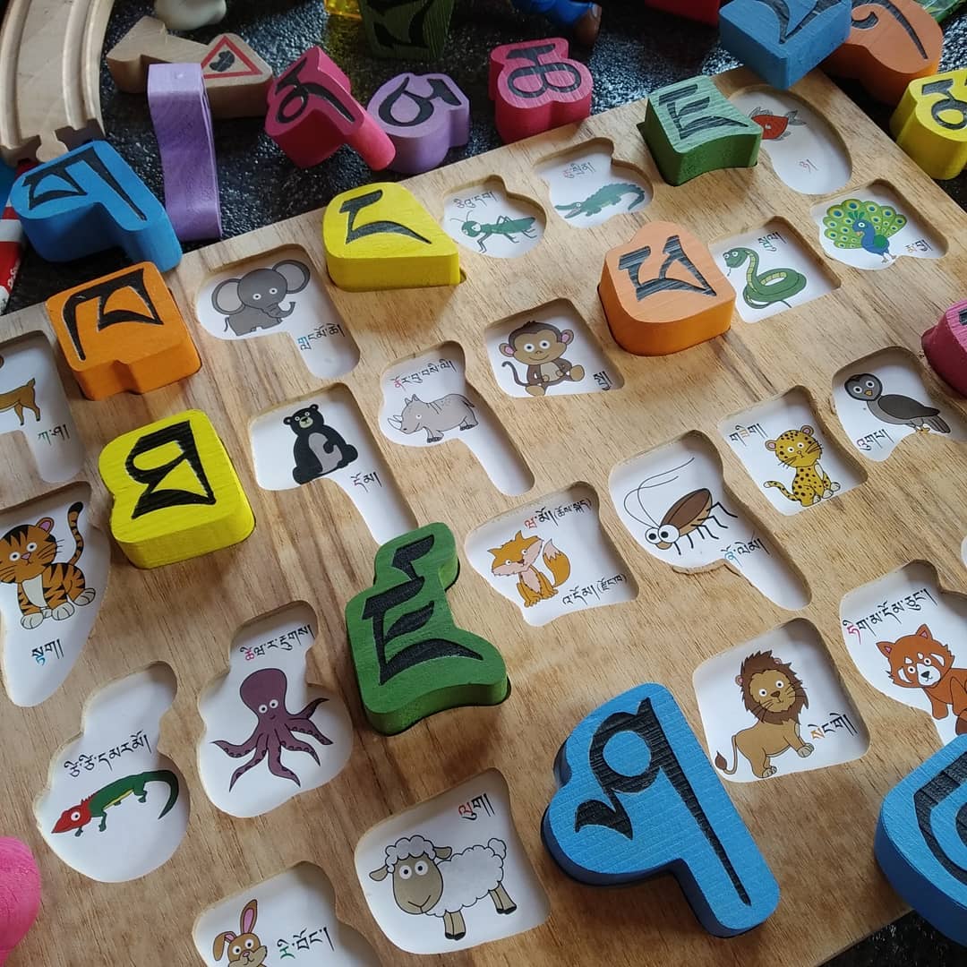 TSEM - Our animal themed Dzongkha alphabet board for...