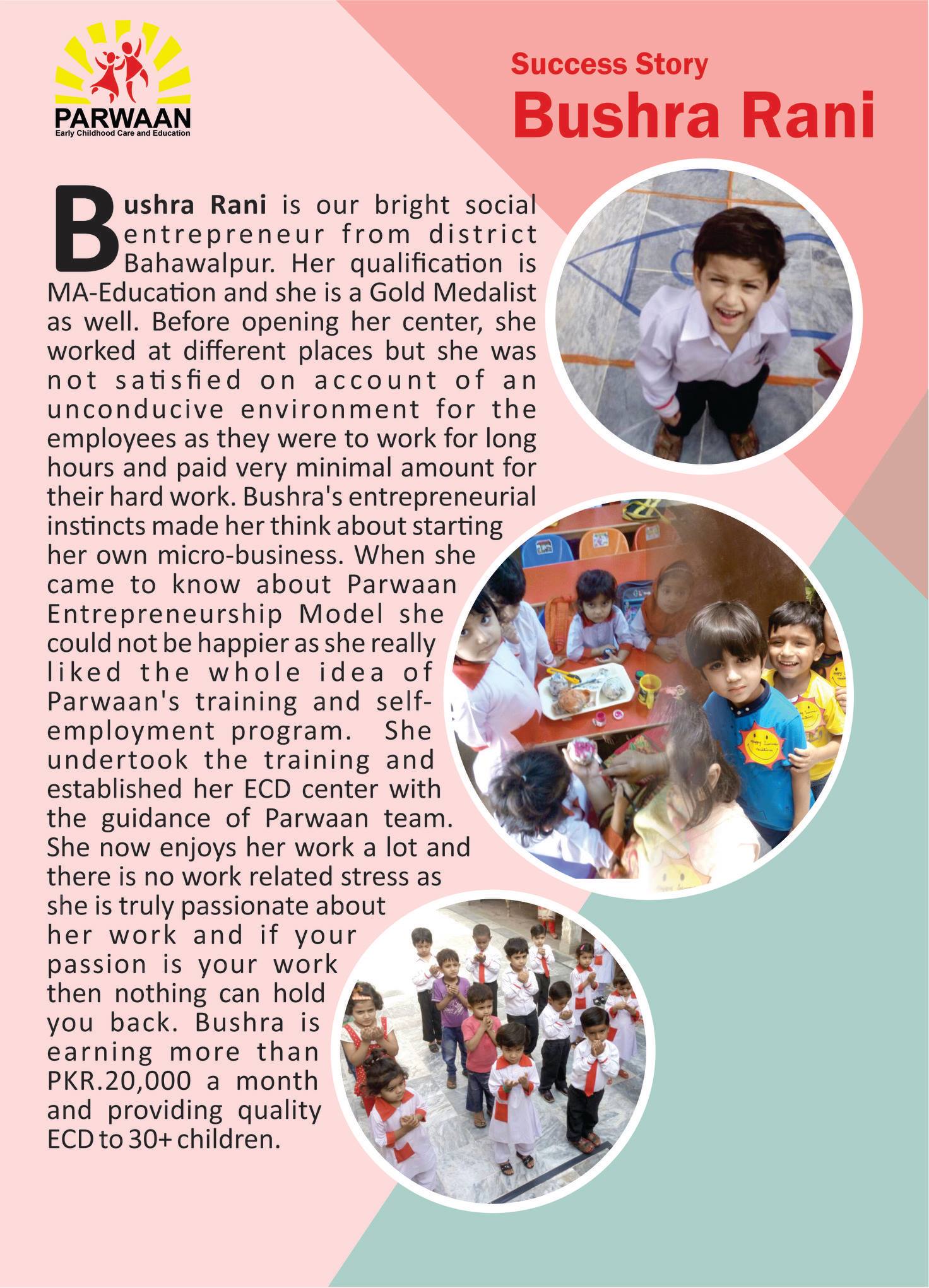 Meet Bushra Rani, our social entrepreneur from Bahawalpur #Parwaan # ...