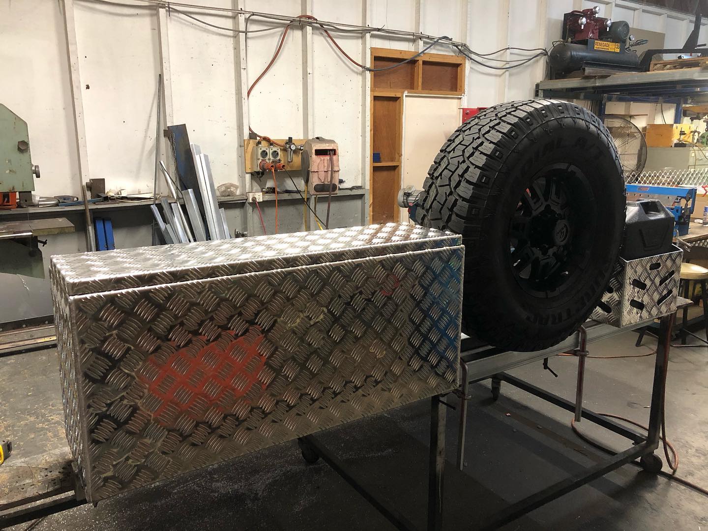 Superior Weld - Steel rear bar upgrade for a caravan...
