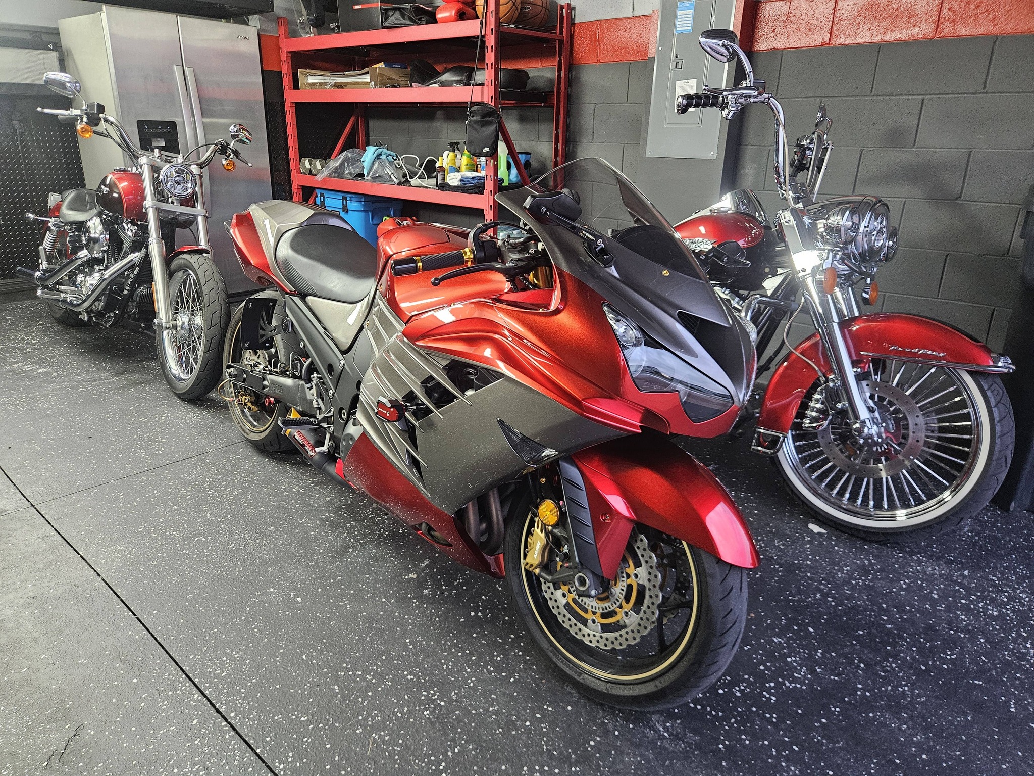 ZX14 30th Anniversary motorcycle rebuild and customization after