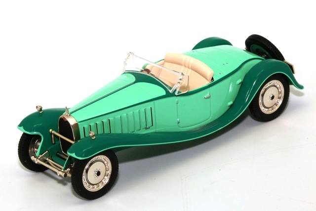Modèle Réduit Bugatti Type 21 Rolland Garros 1915 - Échelle 1/43 - Résine Bleue - Franstyle