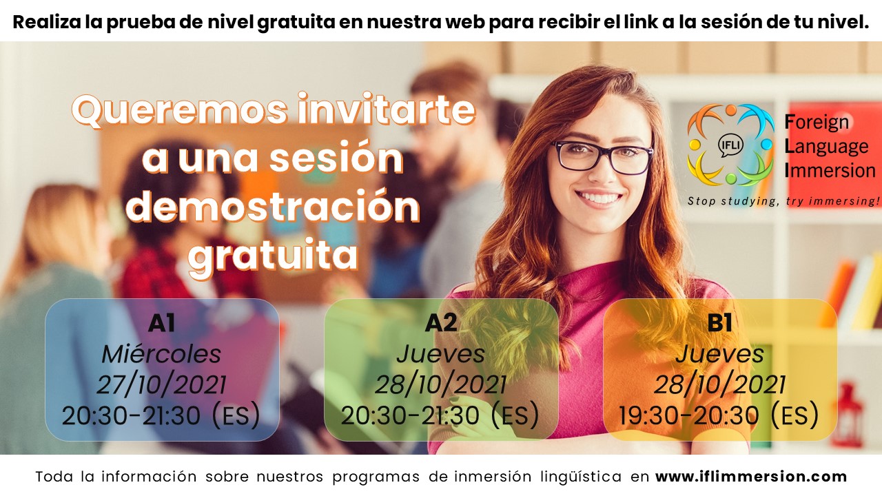 IFLI Foreign Language Immersion - 🎁 Realiza la prueba de nivel en https ...