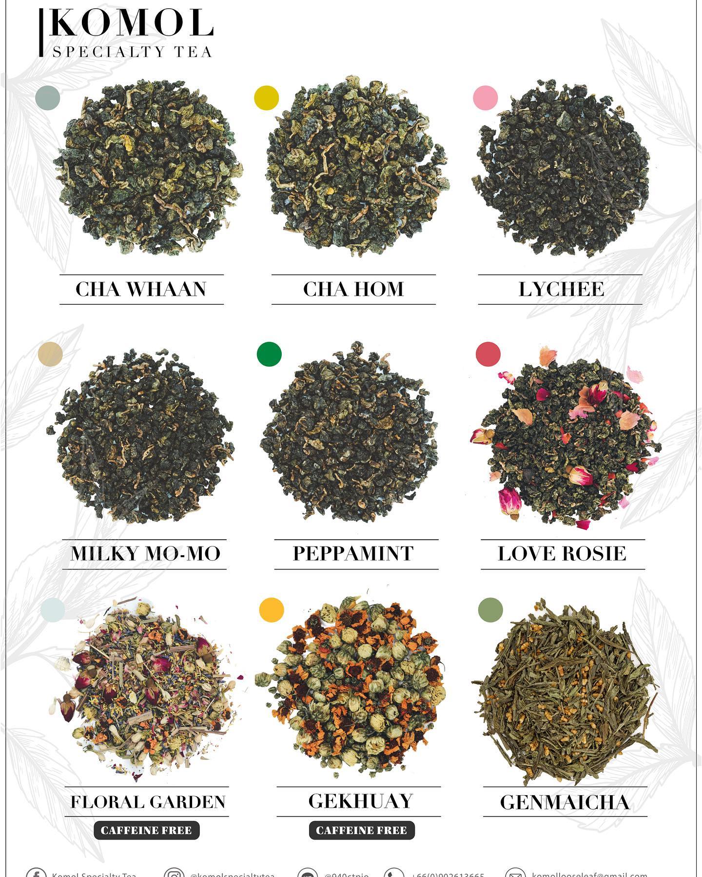 Komol Specialty Tea | Bangkok